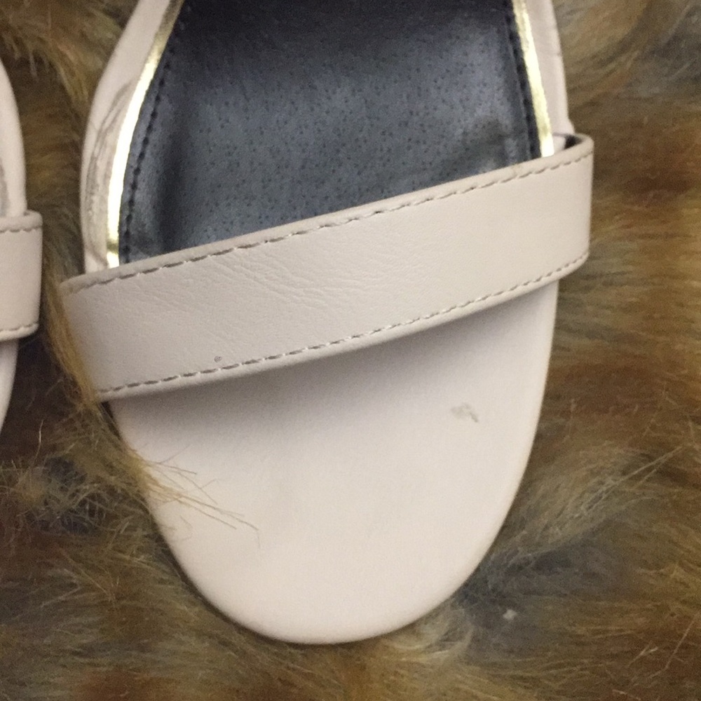 ⏳💎NUDE slit chunky heel sandal - Picture 6 of 8